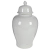 Ceramic Ginger Jar With Lid, Off White - BM165658