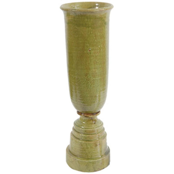 Ceramic Vase ,Green - BM165685