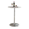 BM166007 Wood & Metal Bar Table, White