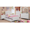 Wooden Night Stand With 2 Drawers, White - BM166145