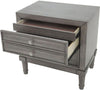 BM166146 Wooden Night stand with drawers, gray