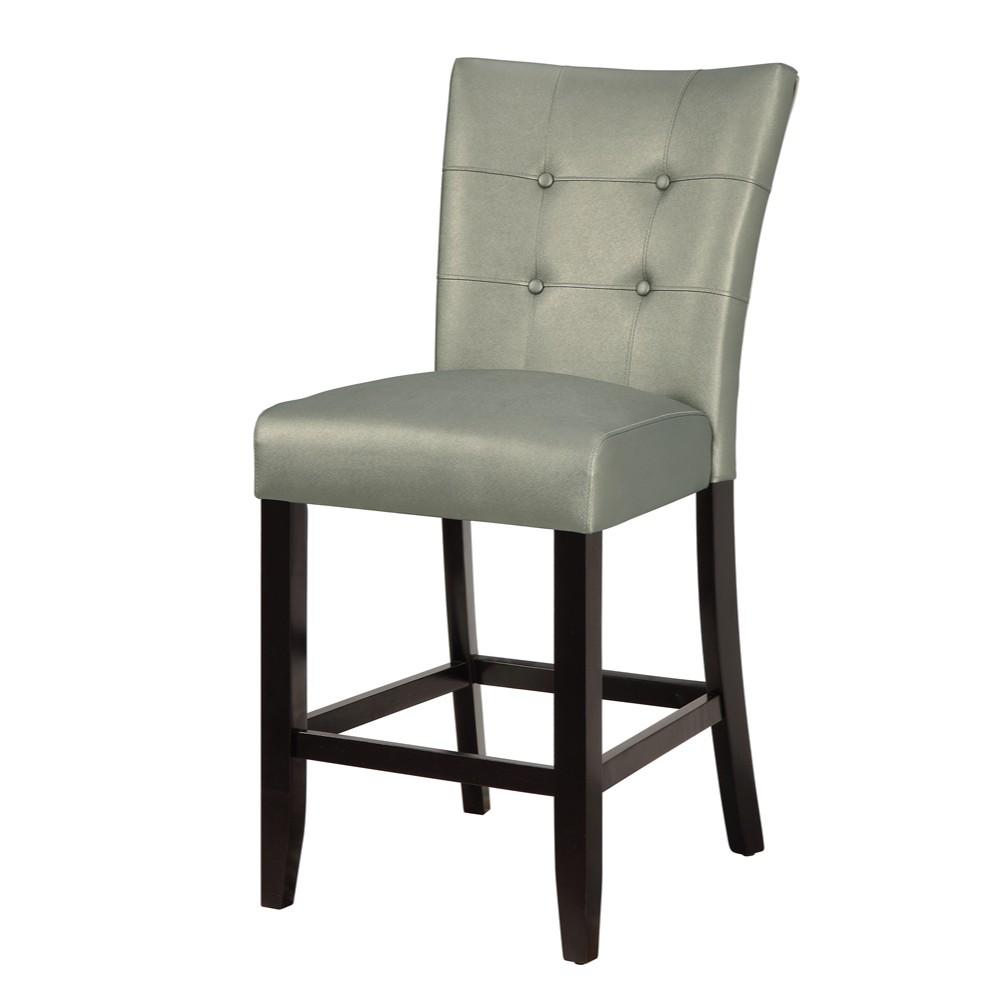 BM166661 Wood & Polyurethane High Chair, Gray, Set of 2