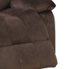 BM166727 Rocker Recliner In Choco Brown Suede Fabric
