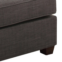 Cocktail Ottoman In Dark Gray Dorris Fabric - BM166751