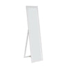 BM168265 Standing Mirror with Decorative Design, White