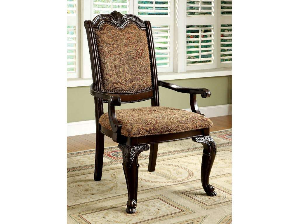 BM168996 Arm Chair, Cherry Brown