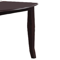 Rectangular Wooden Dining Table with Butterfly Leaf and Tapered Legs, Brown - BM171275