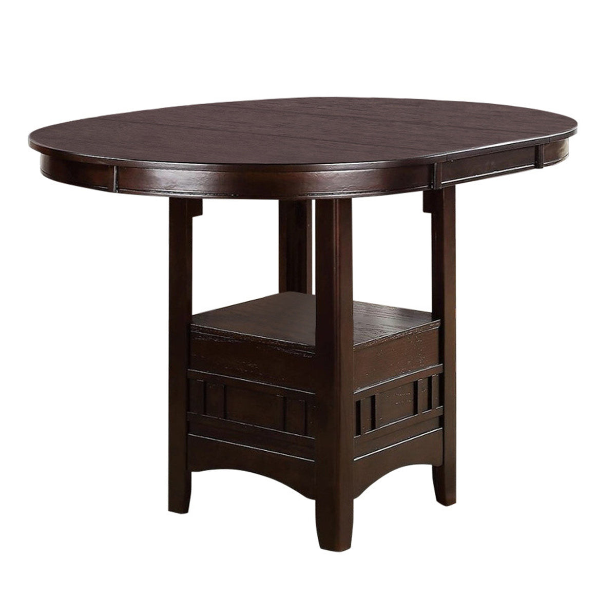 Wooden Counter Height Table, Brown - BM171297