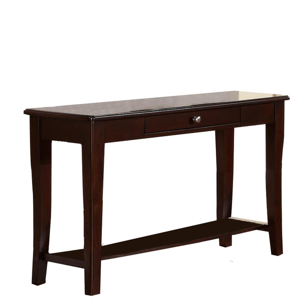 Wooden Console Table With One Drawers Brown - BM171395