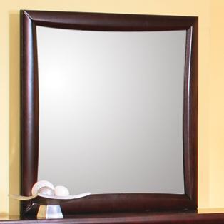 BM172118 Transitional Dresser Mirror, Cappuccino Brown