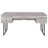 BM172254 Writing Desk-4 Drawer, Driftwood Gray