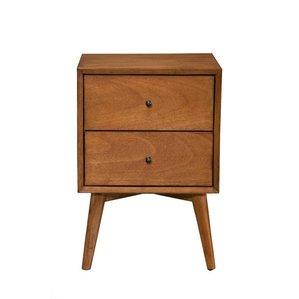 BM172817 Mahogany Wood Nightstand