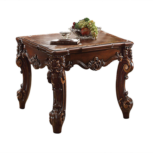 Wooden End Table in Cherry Brown  - BM177680