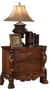 Wooden Night Stand with Two Drawer In Traditional Style, Brown  - BM177844
