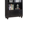 Wooden Display Cabinet, Red Cocoa Brown - BM179622