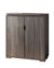 Wooden Shoe Cabinet With Spacious Storage, Distressed Gray - BM179731