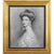 17 x 15 Natural Wooden Framed Portrait Of Charlotte Wall Art, Multicolor - BM180962