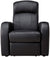 Plush Padded Leather Upholstered Recliner With Metal Framework, Gray - BM184824