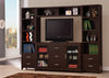 Modern & Minimal Style TV Console With Multi Shelves & Drawers, Cappuccino Brown  - BM184882