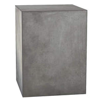 Concrete Dining Stool with Side Handles, Gray - BM187408