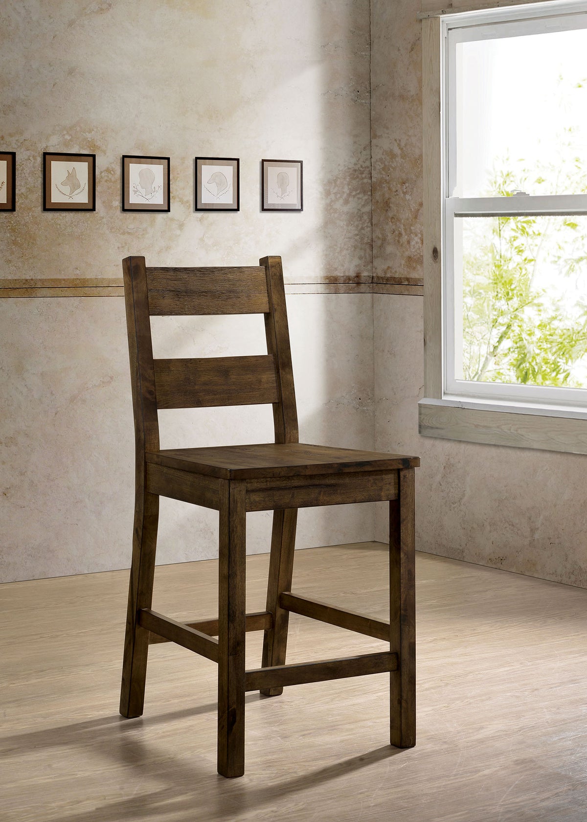 Solid wood best sale counter height chairs