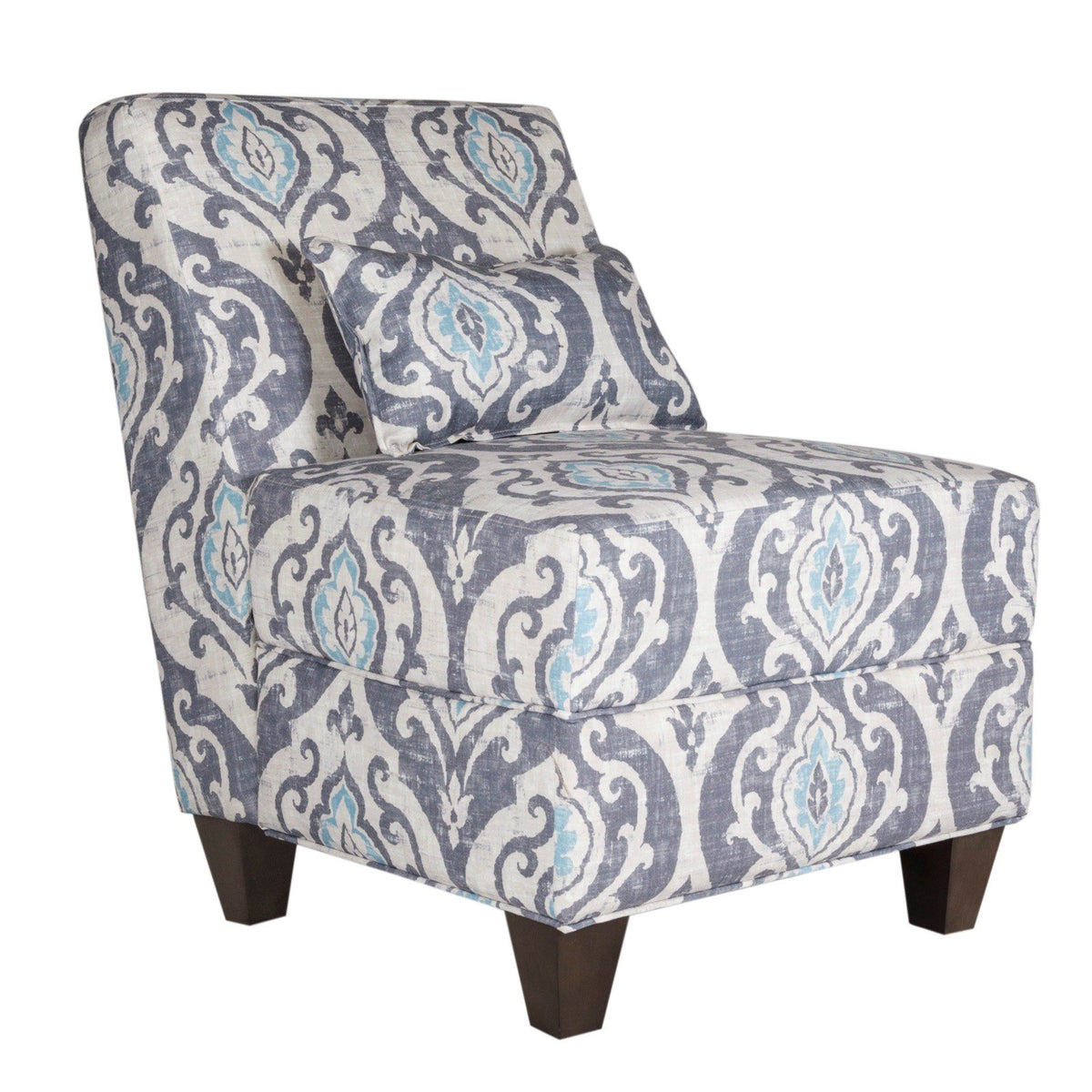 Multicolor fabric accent online chair