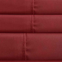 Lanester 3 Piece Polyester Twin Size Sheet Set , Red - BM202120