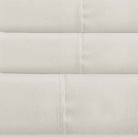 Lanester 3 Piece Polyester Twin XL Size Sheet Set , White - BM202151