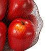 Decorative 6 Piece Artificial Apple in Plastic Net Bag, Red - BM202284