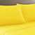 Bezons 4 Piece King Size Microfiber Sheet Set with 1800 Thread Count, Yellow - BM202326