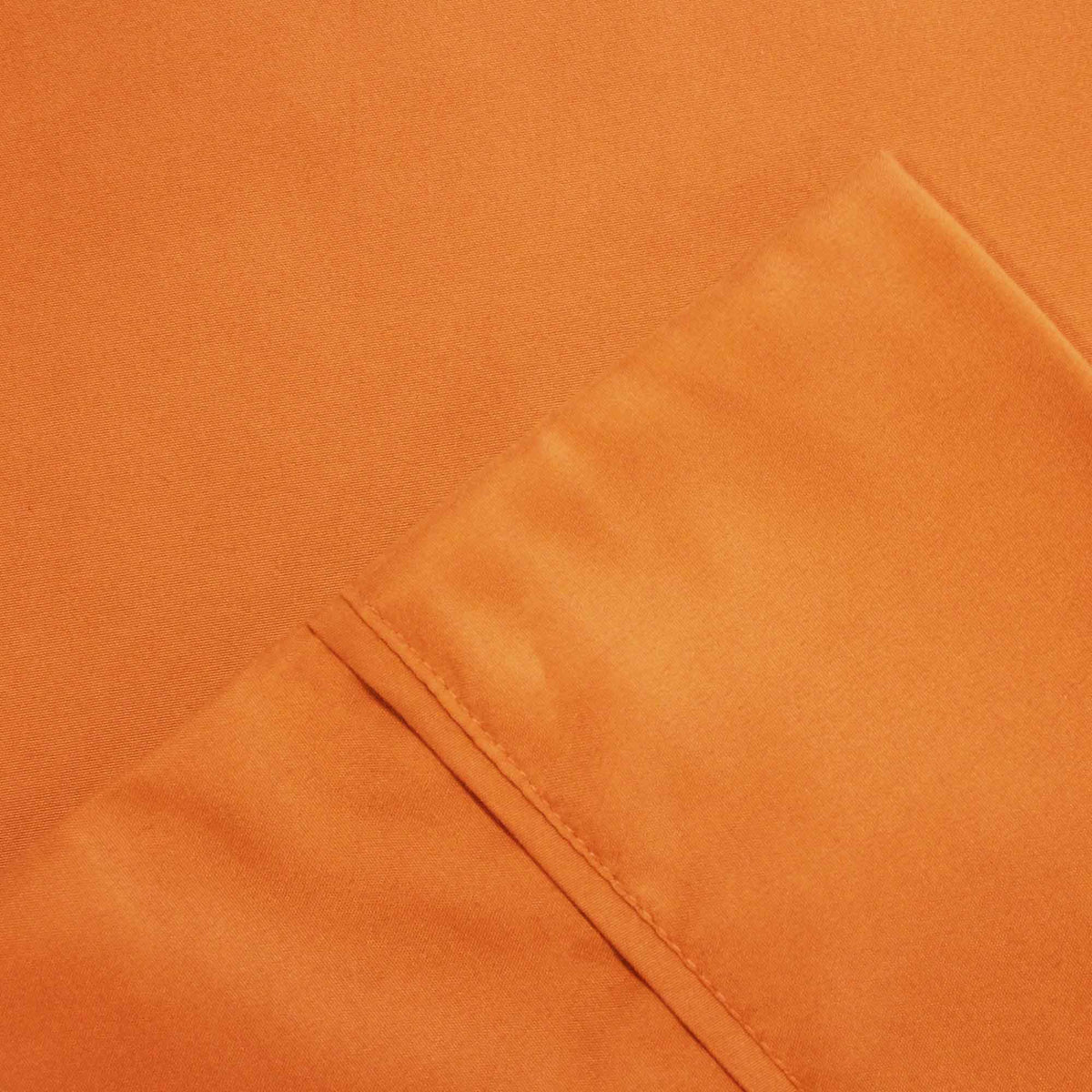 Bezons 4 Piece California King Microfiber Sheet Set with 1800 Thread Count, Orange - BM202342