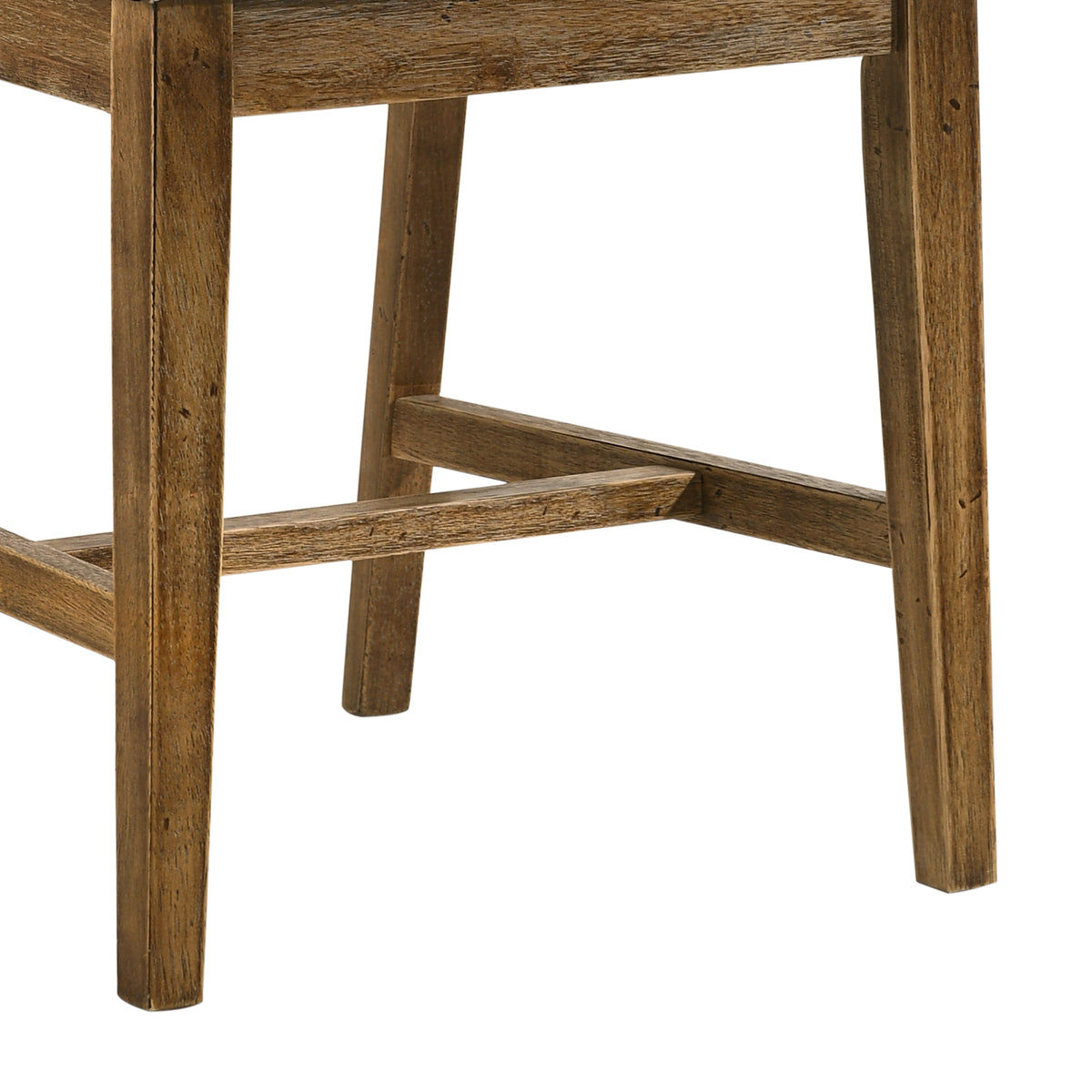 Wooden Dining Side Chairs with Tapered Legs, Beige and Brown - BM204544