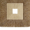Square Sandstone Wall Decor with Ribbed Details, Small, Brown and Beige - BM205836
