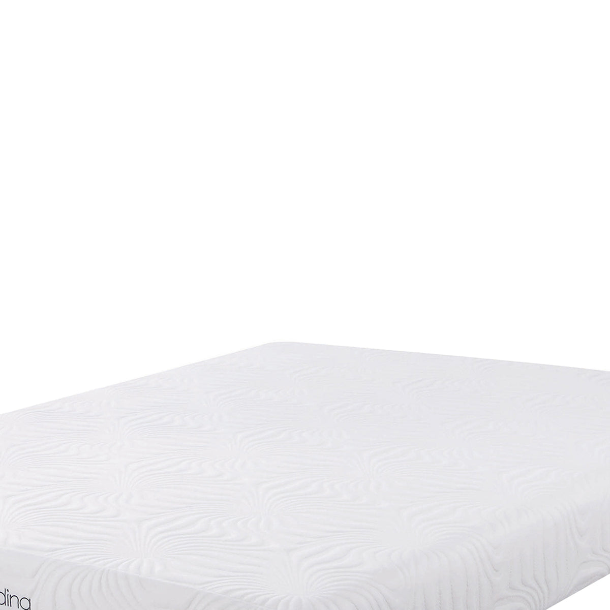 Eastern King Size Mattress with High Density Memory Foam, White - BM206551