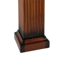 Transitional Molded Wooden Frame Pedestal Stand, Brown - BM210125