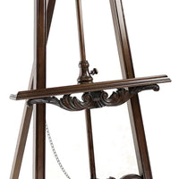Traditional Style Sandy Easel with Angular Legs, Brown - BM210461