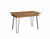 Modern Style Writing Desk with Hidden Storage and USB Port, Rustic Brown - BM215995
