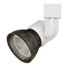 10W Integrated LED Metal Track Fixture with Mesh Head, White and Bronze - BM220637