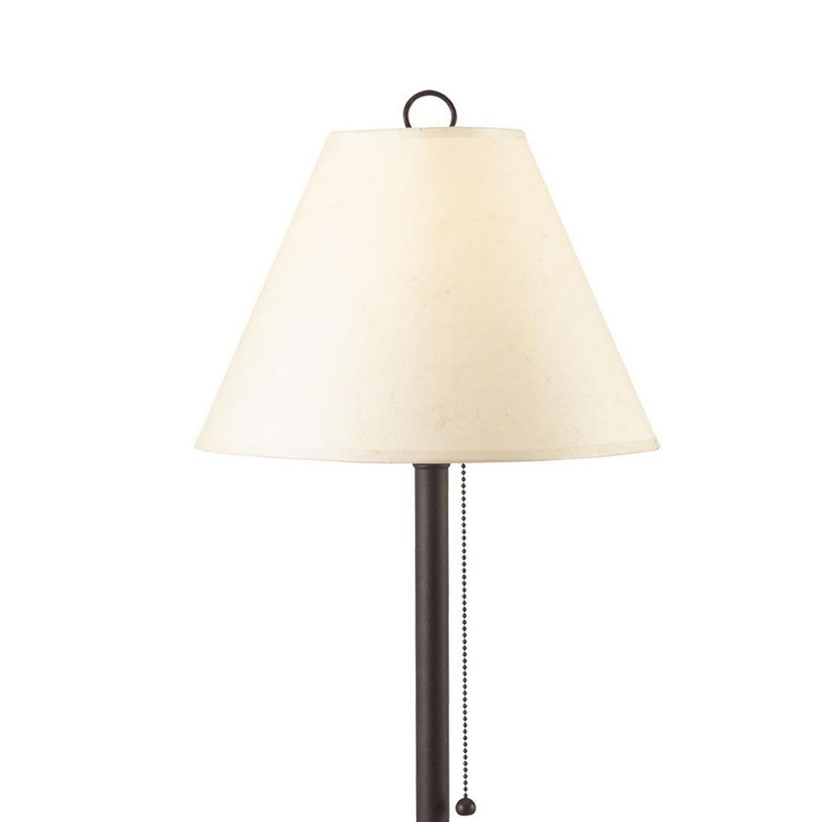 Paper Shade Metal Table Lamp with Pull Chain Switch,Set of 4,White and Black - BM220650