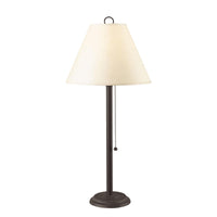 Paper Shade Metal Table Lamp with Pull Chain Switch,Set of 4,White and Black - BM220650