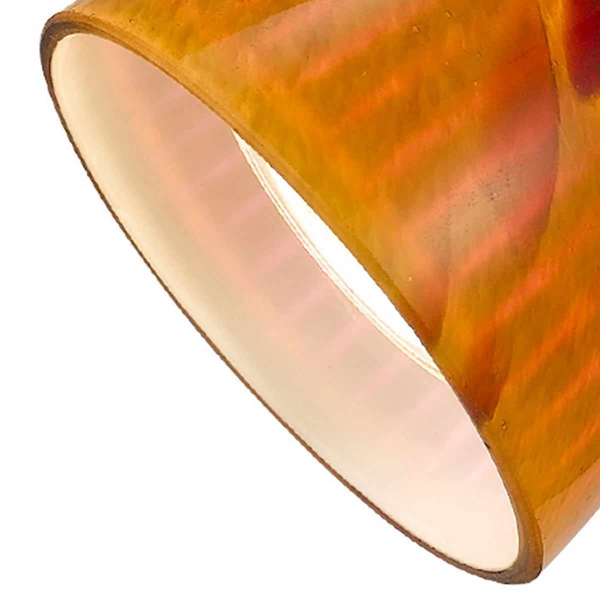 Hand Blown Glass Shade Track Light Fixture with Metal Frame, Dark Bronze - BM220755