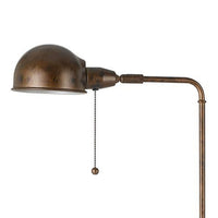 Adjustable Height Metal Pharmacy Lamp with Pull Chain Switch, Bronze - BM220839