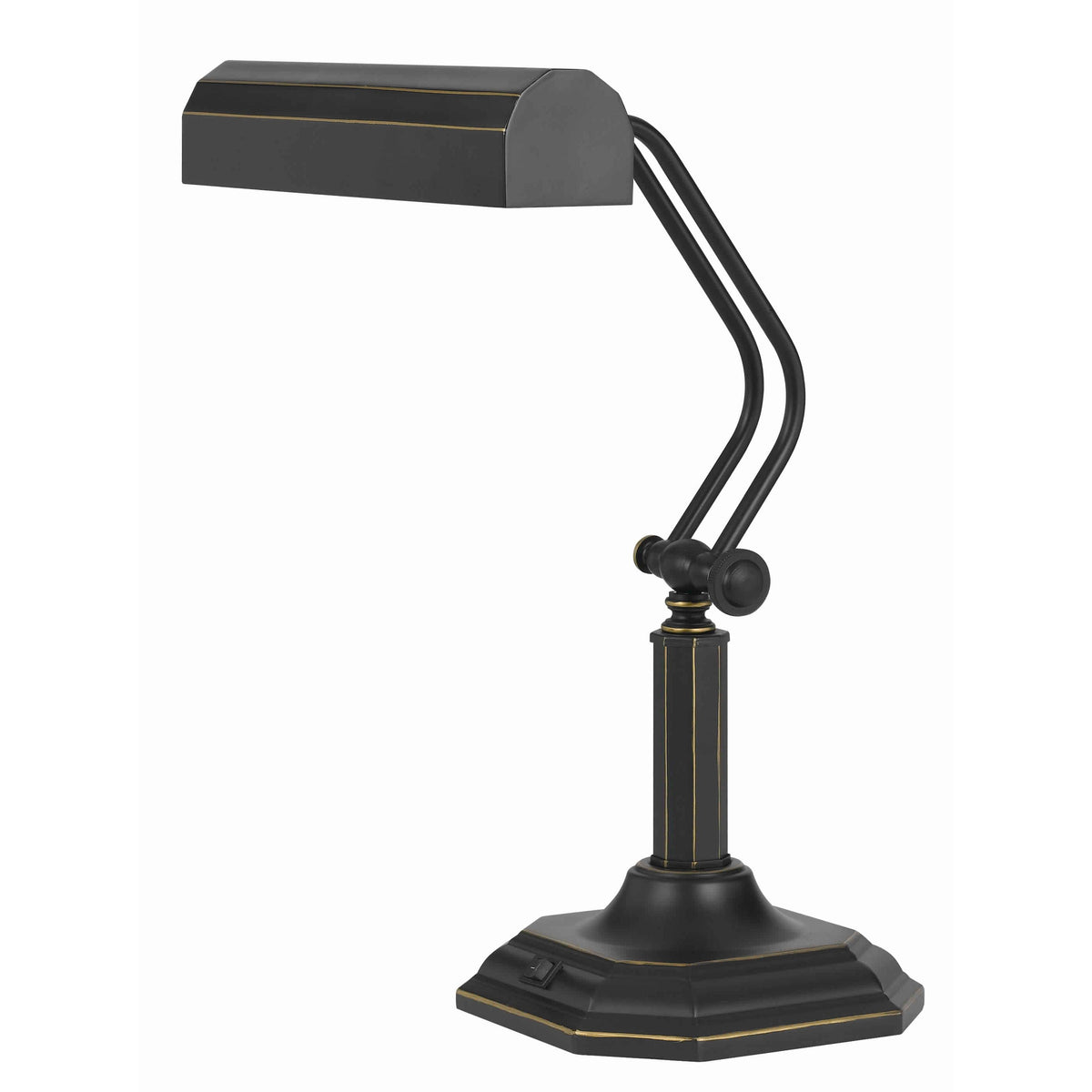 7 Watt LED Piano Lamp with 3000K Color Temperature, Black - BM223700