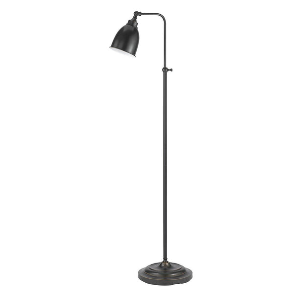 Metal Round 62" Floor Lamp with Adjustable Pole, Dark Bronze - BM225100