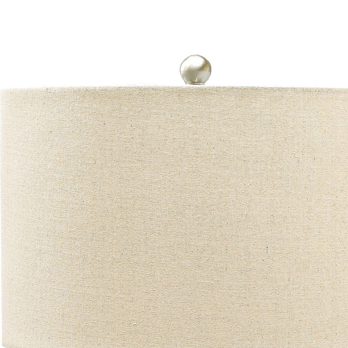 Speckled Ceramic Base Table Lamp with Drum Shade, Beige - BM230969