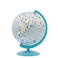 Acrylic Globe Design Night Light with Animal Print, Blue - BM233937