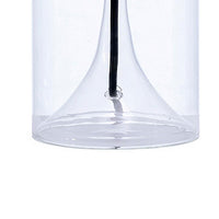 Hurricane Table Lamp with Frosted Glass Shade, Clear - BM240313