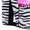 High Heel Zebra Shoe Jewelry Box with 3 Hooks, Multicolor - BM240356