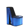 High Heel Shoe Jewelry Box with 2 Hooks and Storage, Blue - BM240369