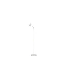 Floor Lamp with Adjustable and Bendable Gooseneck, White - BM240393